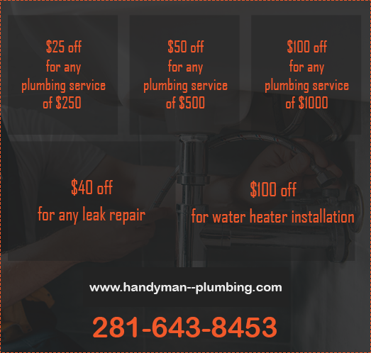 Plumbing Special Offers